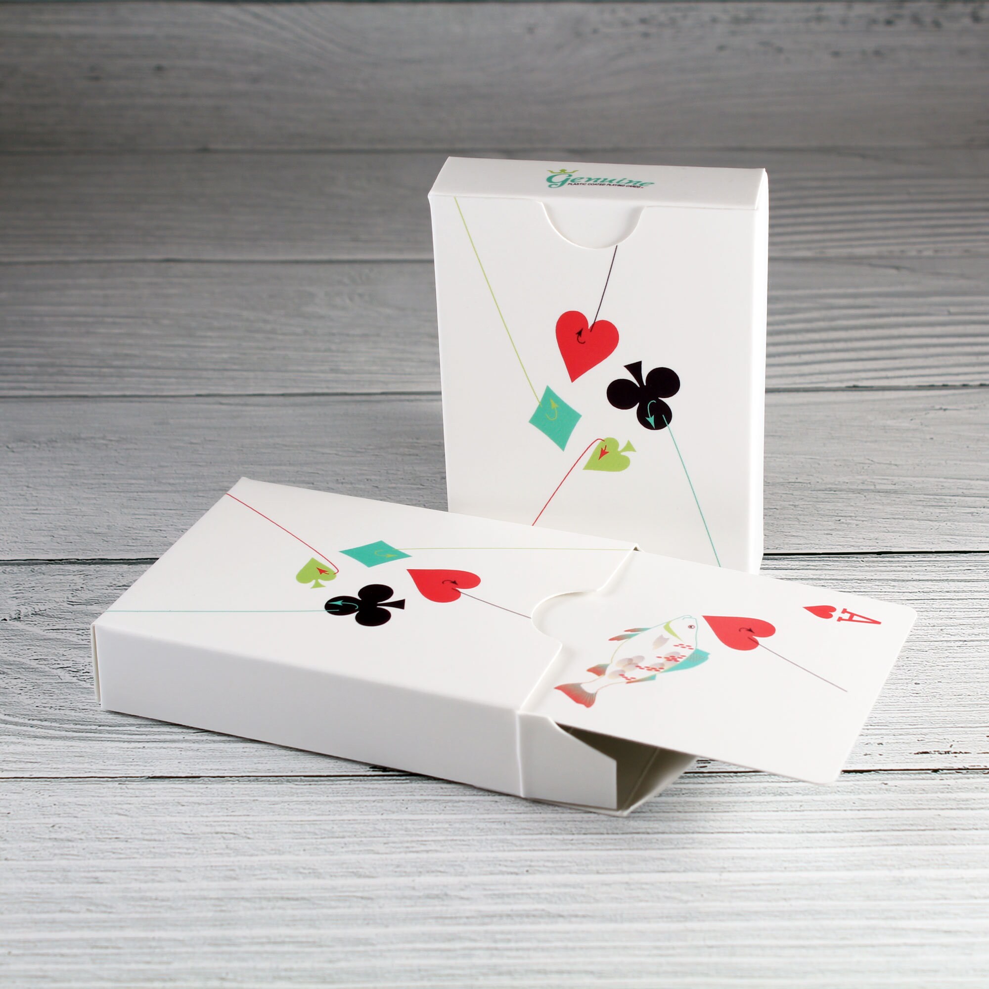 Fish Line Art Playing Cards - Image 3